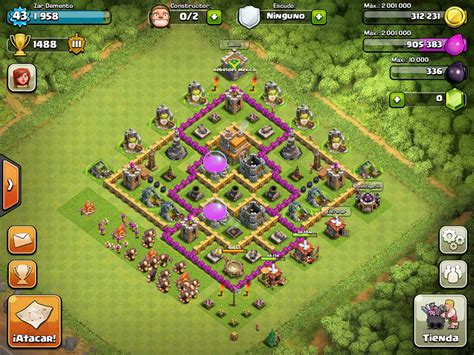 coc level 7 base layout.